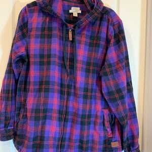 LL Bean Men’s Warm Flannel Shirt – Relaxed Fit – Plaid – Medium - Read descr.